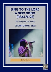 Sing To The Lord A New Song SA choral sheet music cover